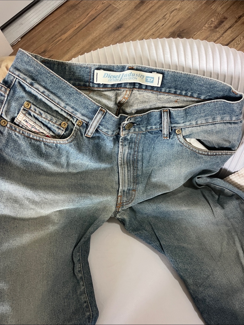 Diesel Light Blue Men’s Jeans - Classic Straight Fit